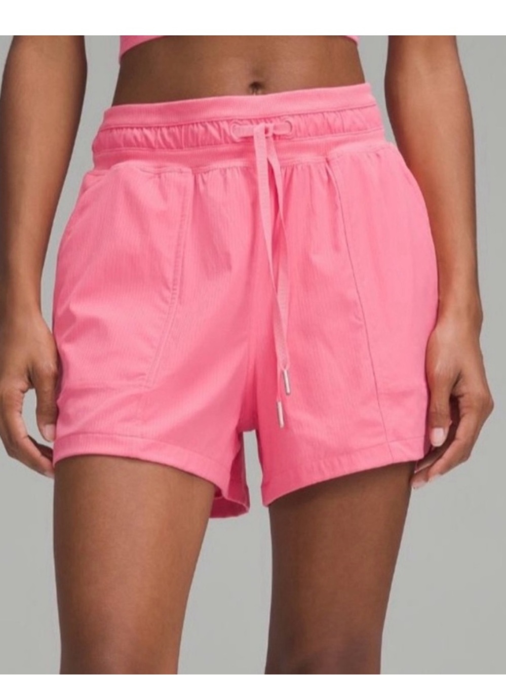 Lululemon Sakura Pink  dance studio shorts 3.5” size 8